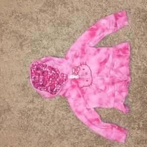 Hello Kitty pink toddler hoodie